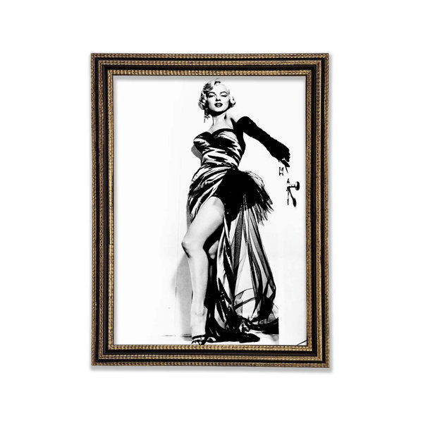 Ebern Designs Marilyn Monroe Rare Classic Framed Print Wayfair Co Uk